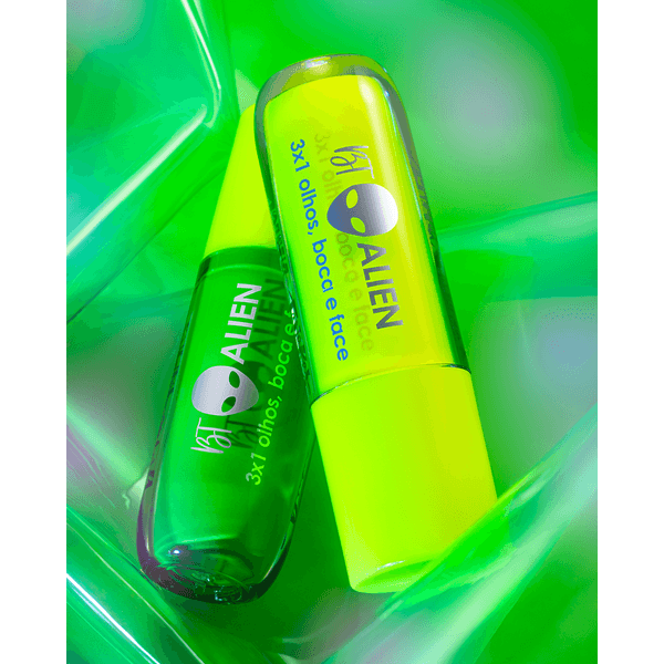 BT Alien Sombra Delineador 3x1 Green Neon